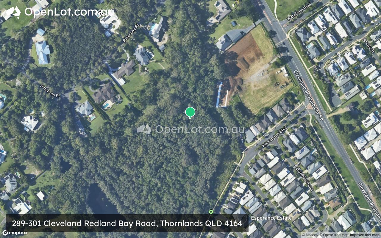 Satellite image for 289-301 Cleveland Redland Bay Road, Thornlands QLD 4164