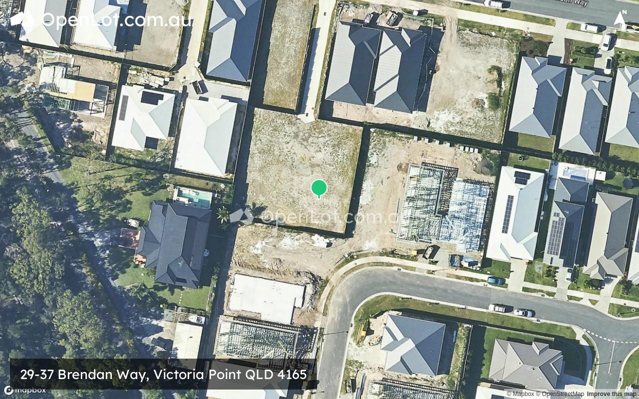 Satellite image for 29-37 Brendan Way, Victoria Point QLD 4165