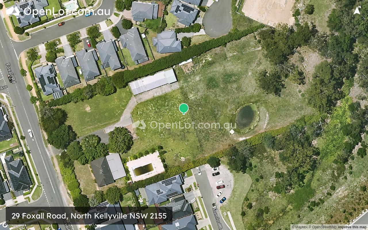 Satellite image for 29 Foxall Road, North Kellyville NSW 2155