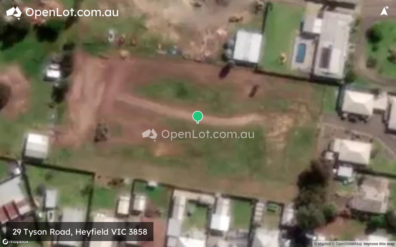 Satellite image for 29 Tyson Road, Heyfield VIC 3858