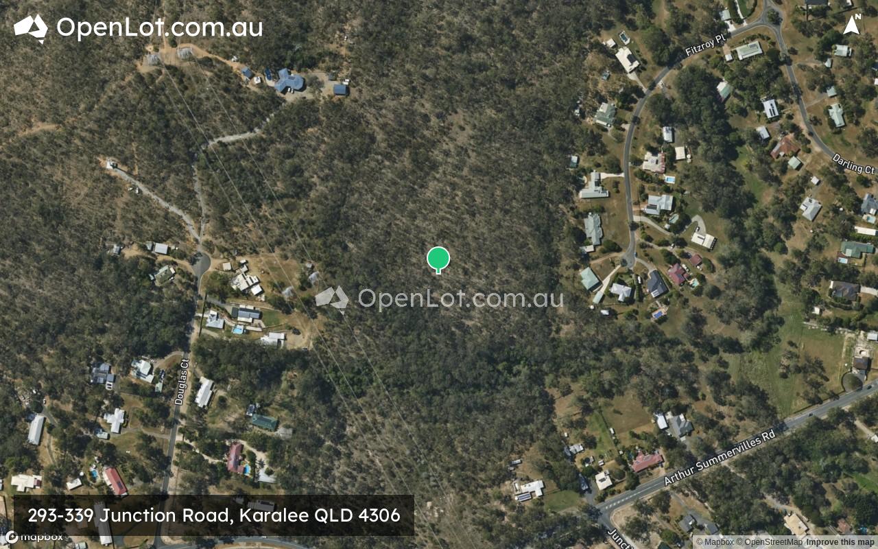 Satellite image for Expanse Estate - 293-339 Junction Road, Karalee QLD 4306