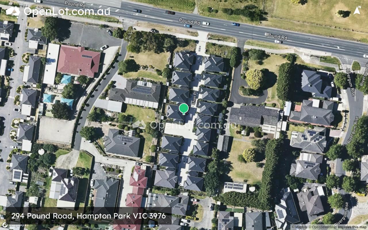 Satellite image for 294 Pound Road, Hampton Park VIC 3976