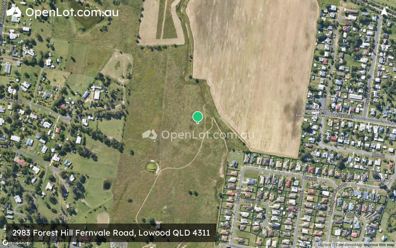 Satellite image for 2983 Forest Hill Fernvale Road, Lowood QLD 4311