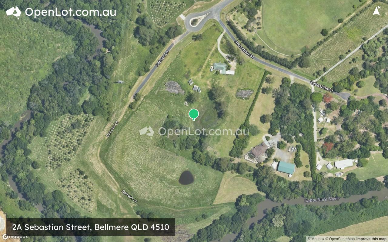 Satellite image for 2A Sebastian Street, Bellmere QLD 4510