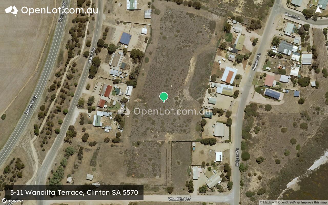 Satellite image for 3-11 Wandilta Terrace, Clinton SA 5570
