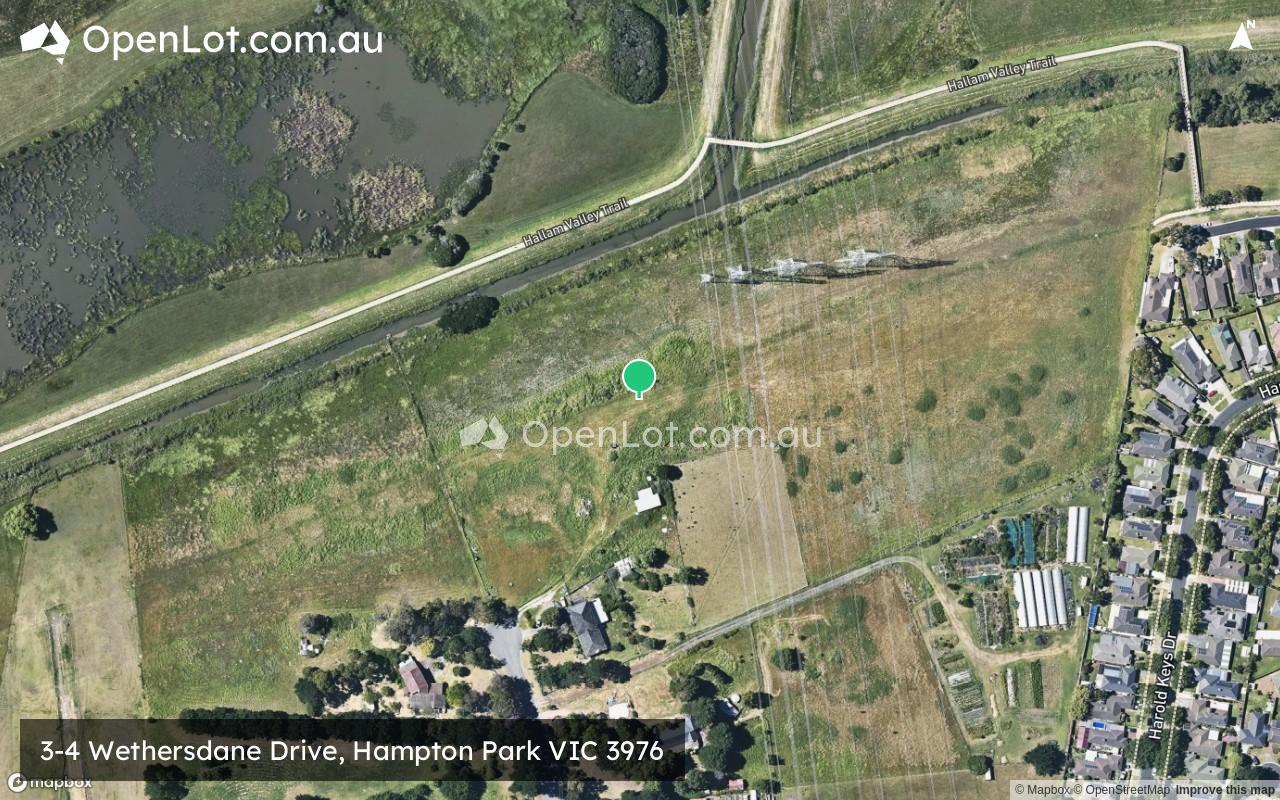 Satellite image for 3-4 Wethersdane Drive, Hampton Park VIC 3976