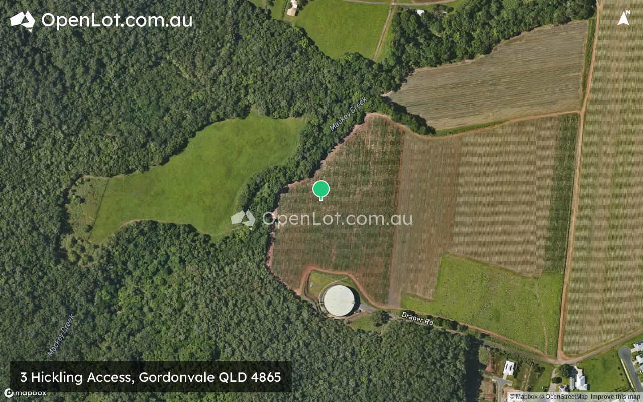 Satellite image for 3 Hickling Access, Gordonvale QLD 4865