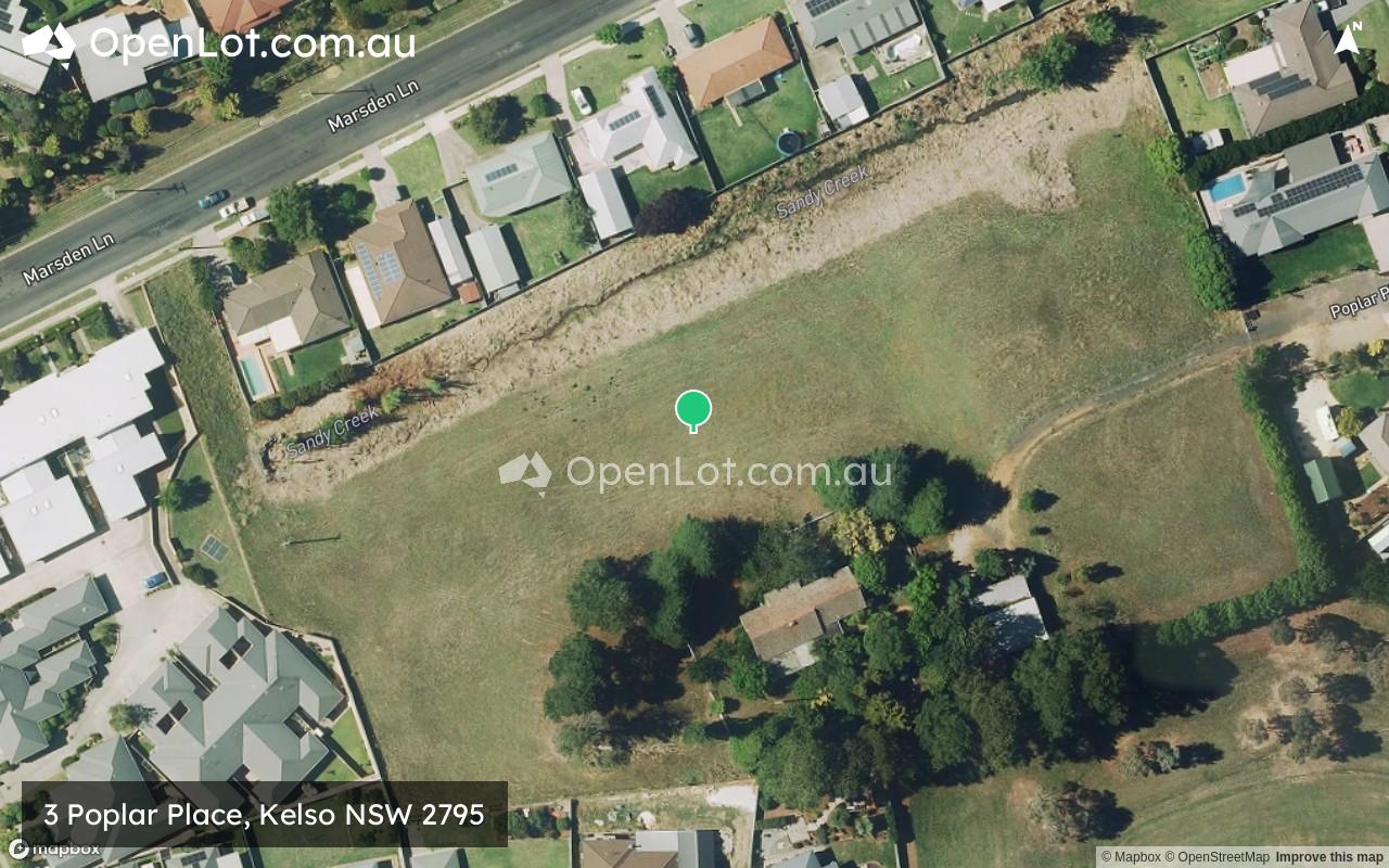 Satellite image for 3 Poplar Place, Kelso NSW 2795