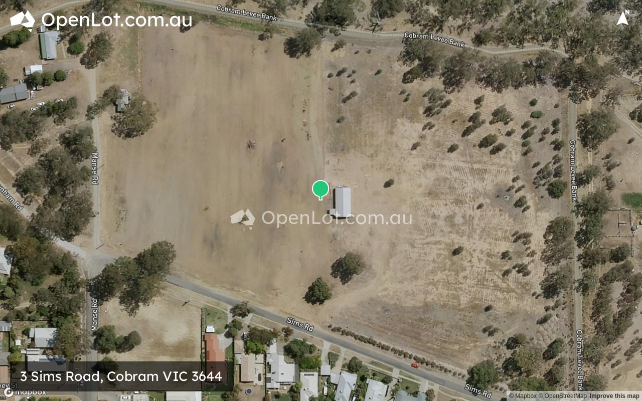 Satellite image for 3 Sims Road, Cobram VIC 3644