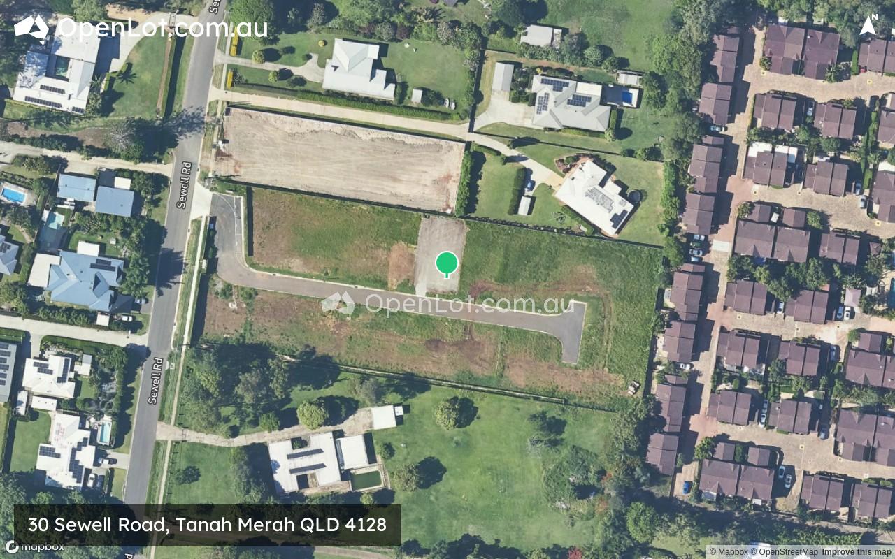 Satellite image for 30 Sewell Road, Tanah Merah QLD 4128