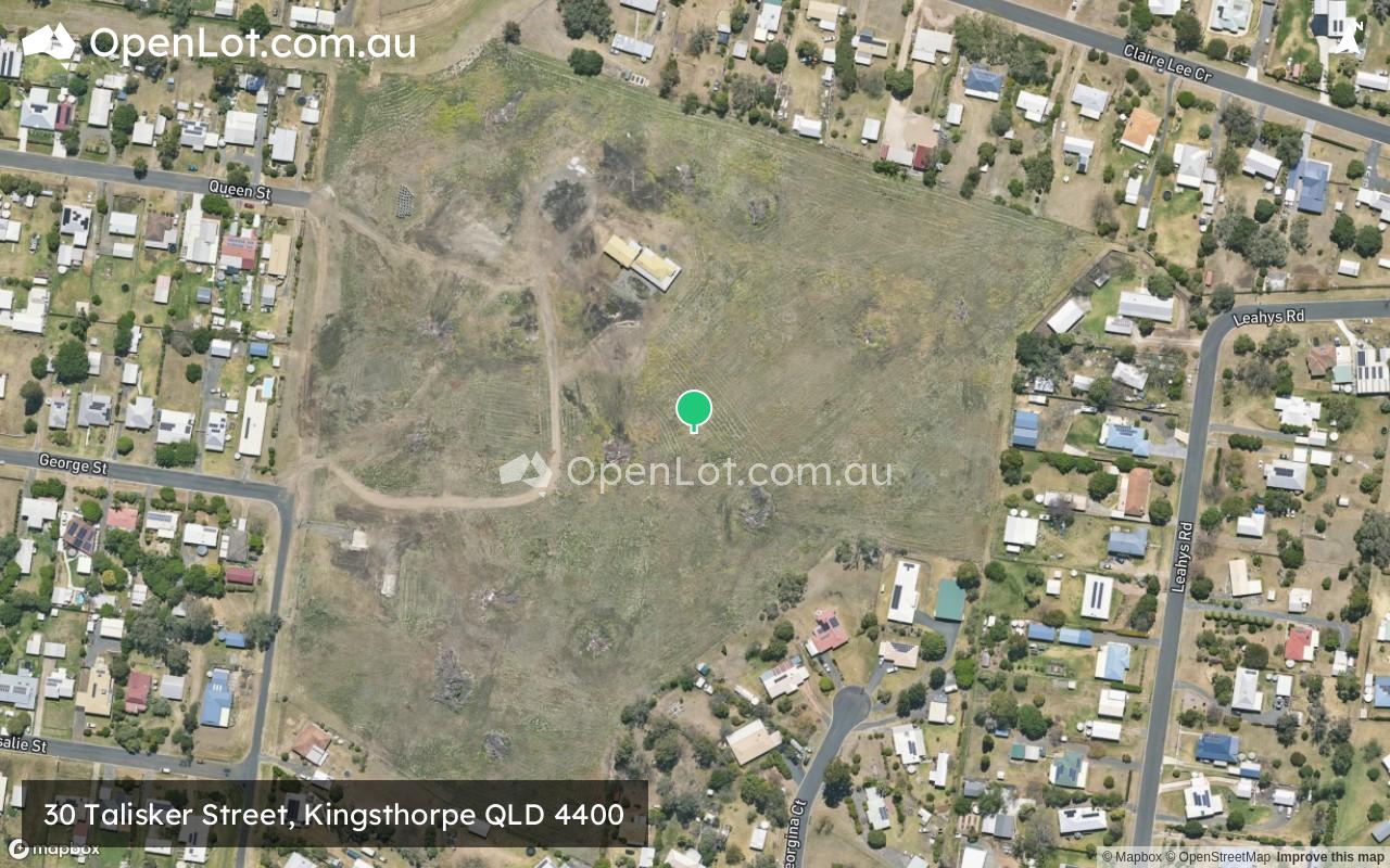 Satellite image for 30 Talisker Street, Kingsthorpe QLD 4400