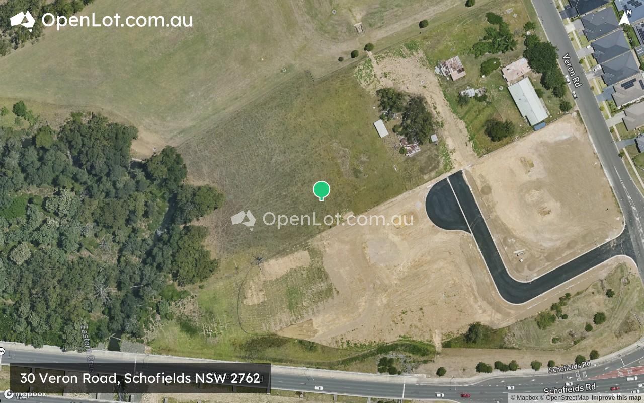 Satellite image for 30 Veron Road, Schofields NSW 2762