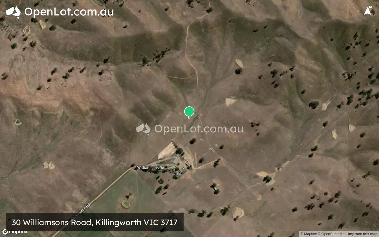 Satellite image for 30 Williamsons Road, Killingworth VIC 3717