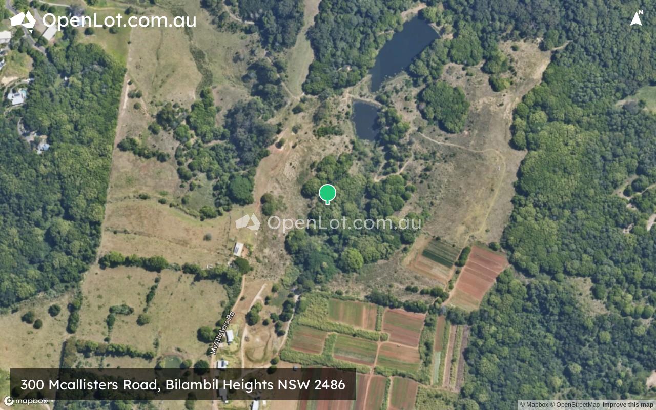 Satellite image for 300 Mcallisters Road, Bilambil Heights NSW 2486