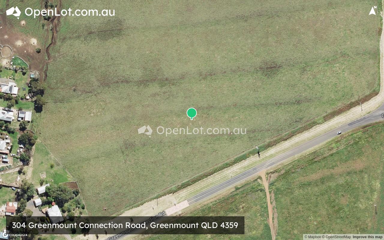 Satellite image for 304 Greenmount Connection Road, Greenmount QLD 4359