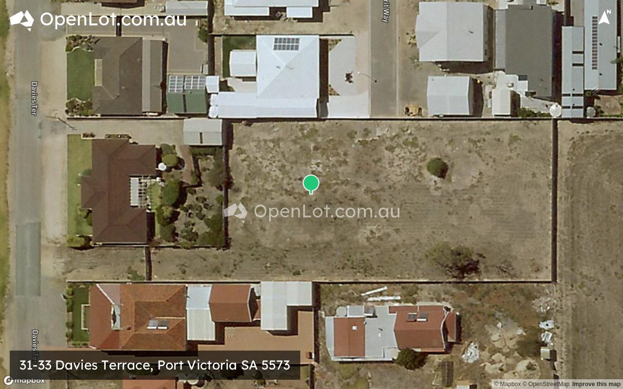 Satellite image for 31-33 Davies Terrace, Port Victoria SA 5573