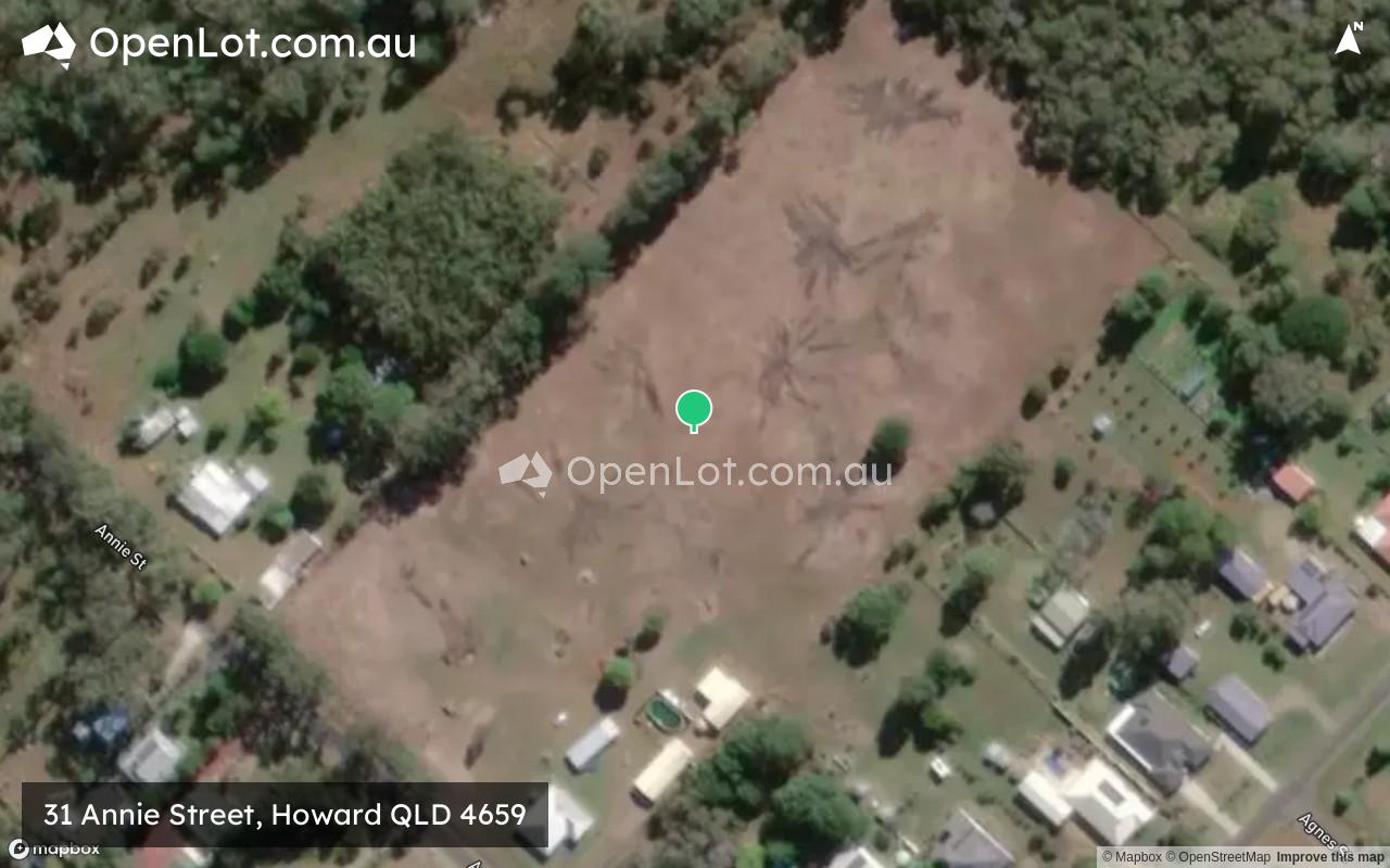 Satellite image for 31 Annie Street, Howard QLD 4659