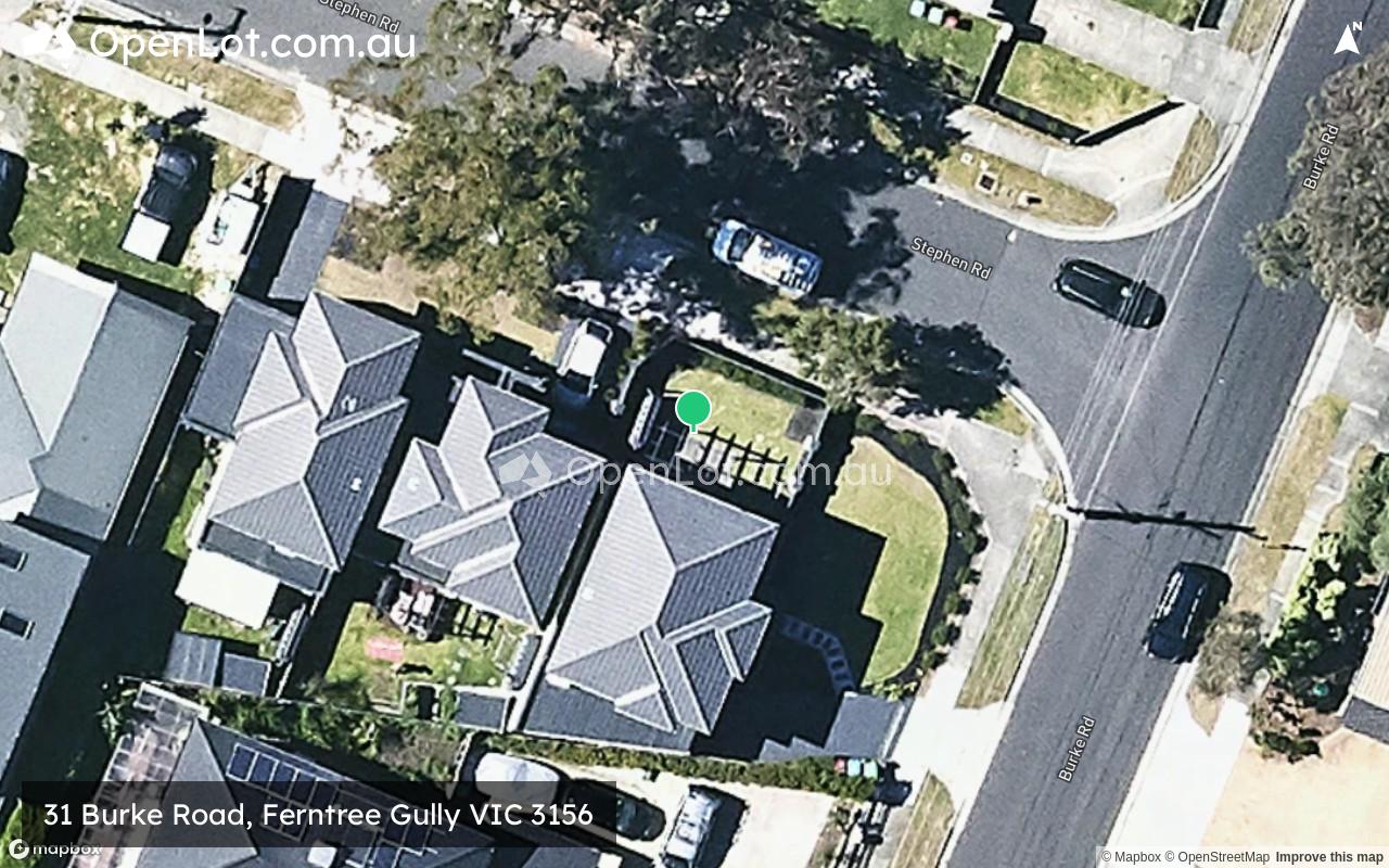 Satellite image for 31 Burke Road, Ferntree Gully VIC 3156