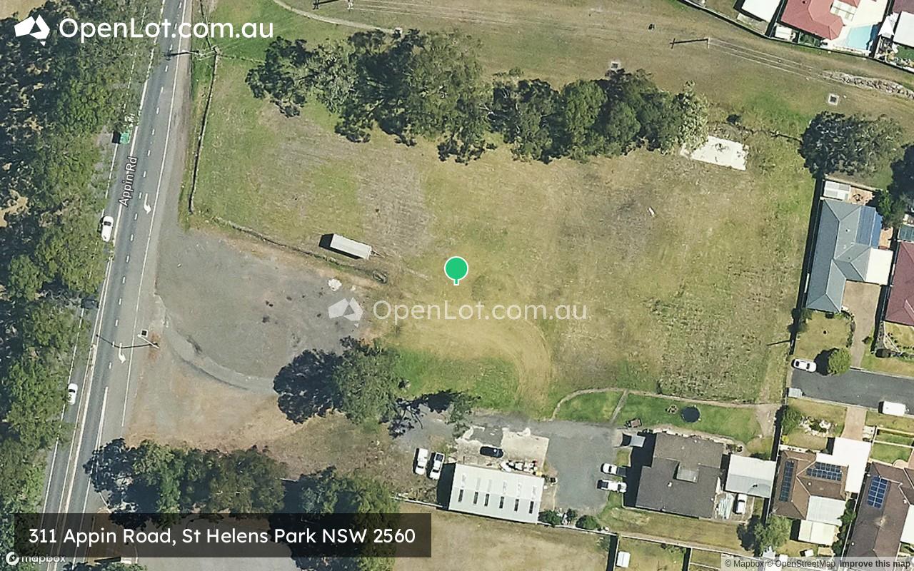 Satellite image for 311 Appin Road, St Helens Park NSW 2560