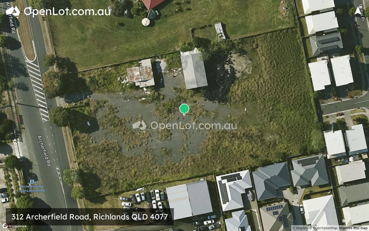 Satellite image for 312 Archerfield Road, Richlands QLD 4077