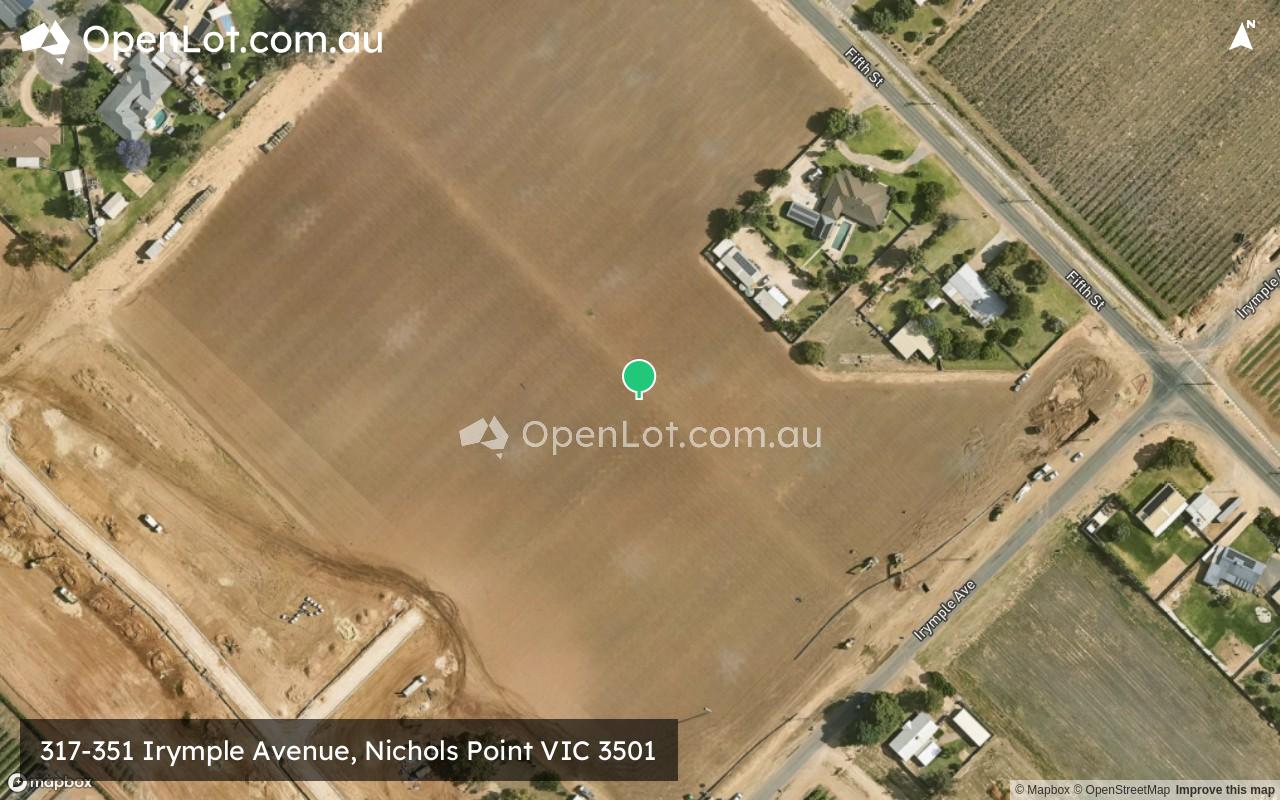 Satellite image for 317-351 Irymple Avenue, Nichols Point VIC 3501