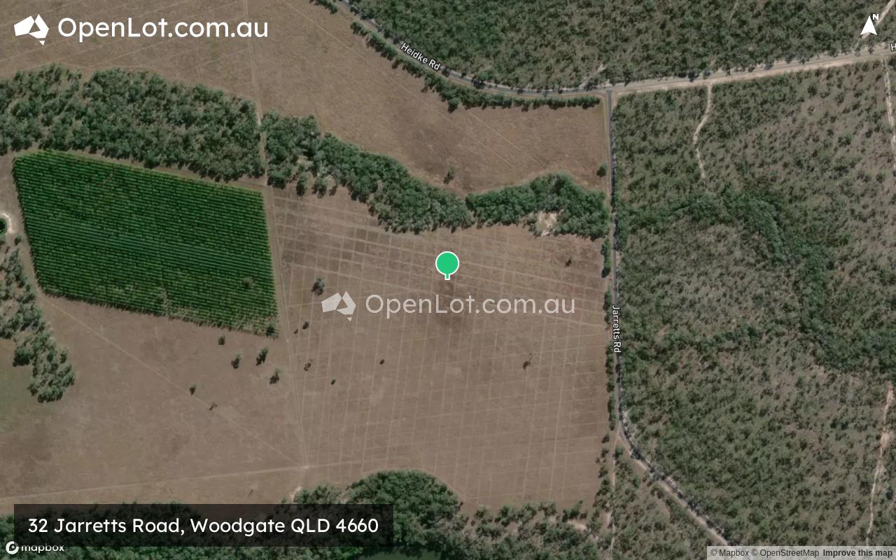 Satellite image for 32 Jarretts Road, Woodgate QLD 4660