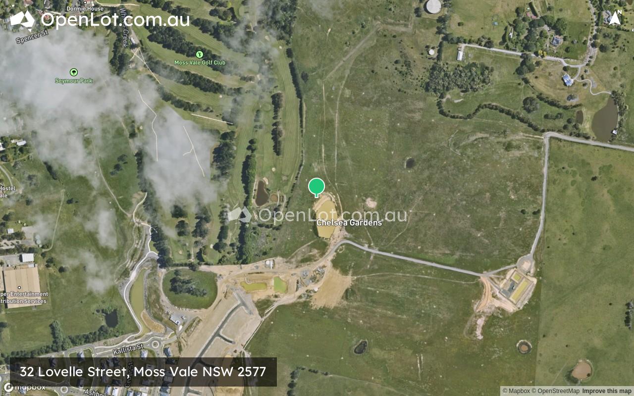 Satellite image for 32 Lovelle Street, Moss Vale NSW 2577