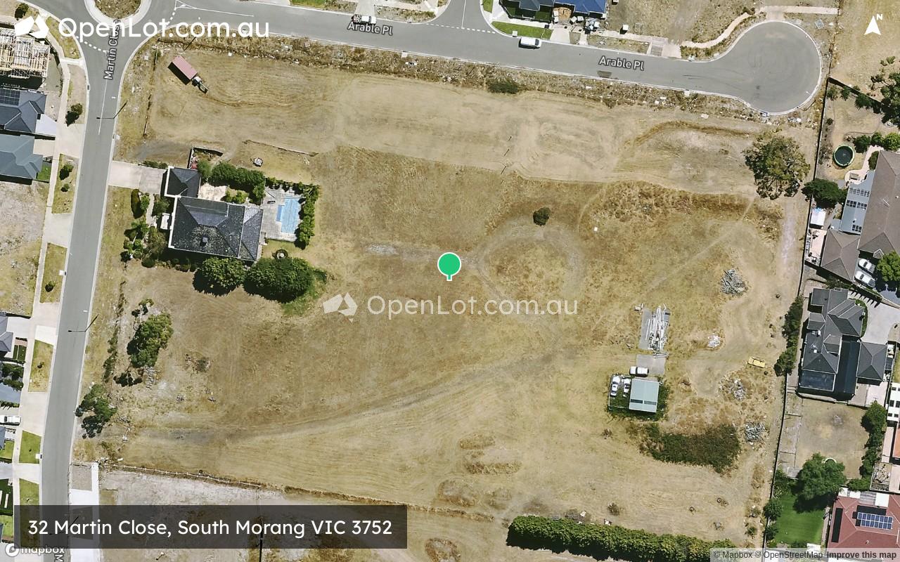 Satellite image for 32 Martin Close, South Morang VIC 3752