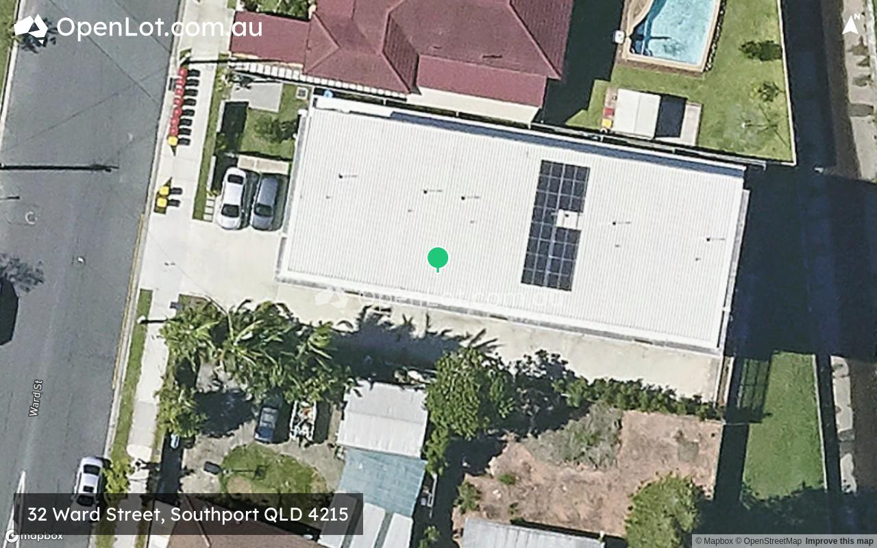 Satellite image for 32 Ward Street, Southport QLD 4215