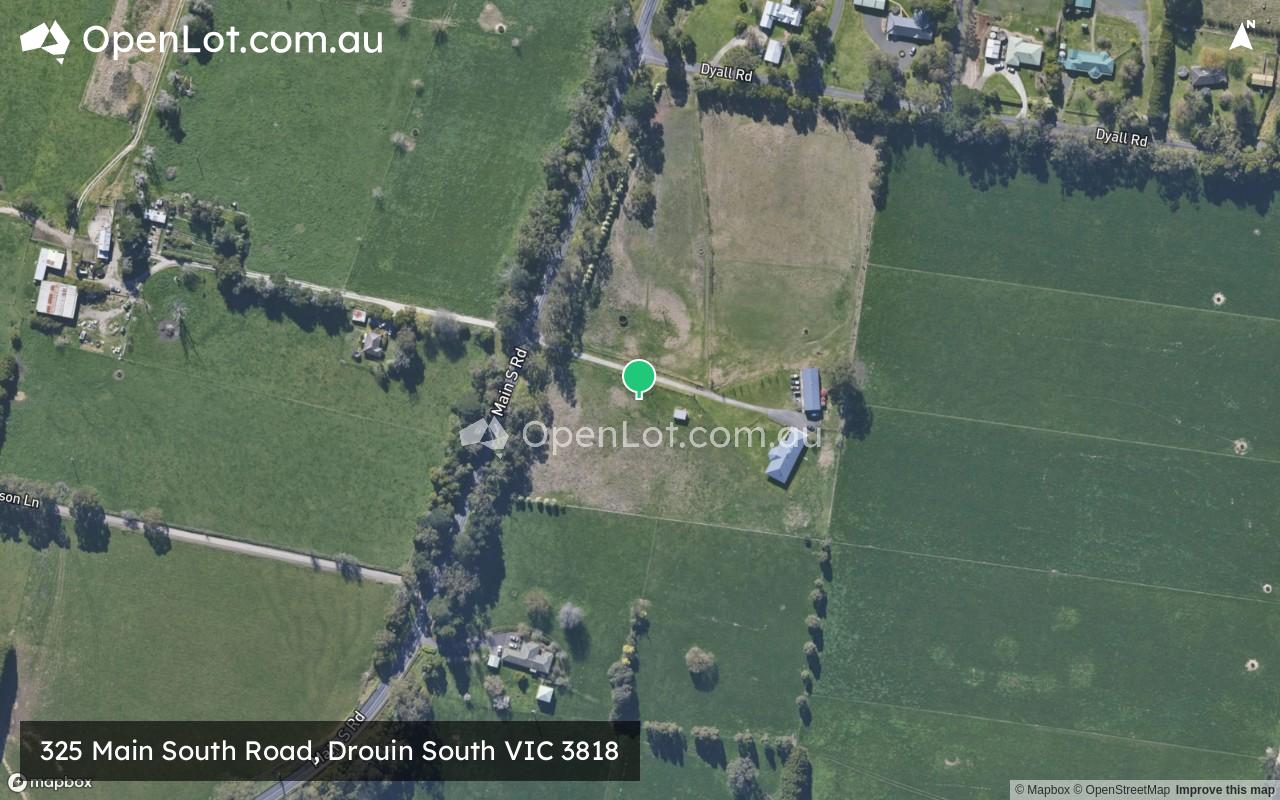 Satellite image for 325 Main South Road, Drouin South VIC 3818