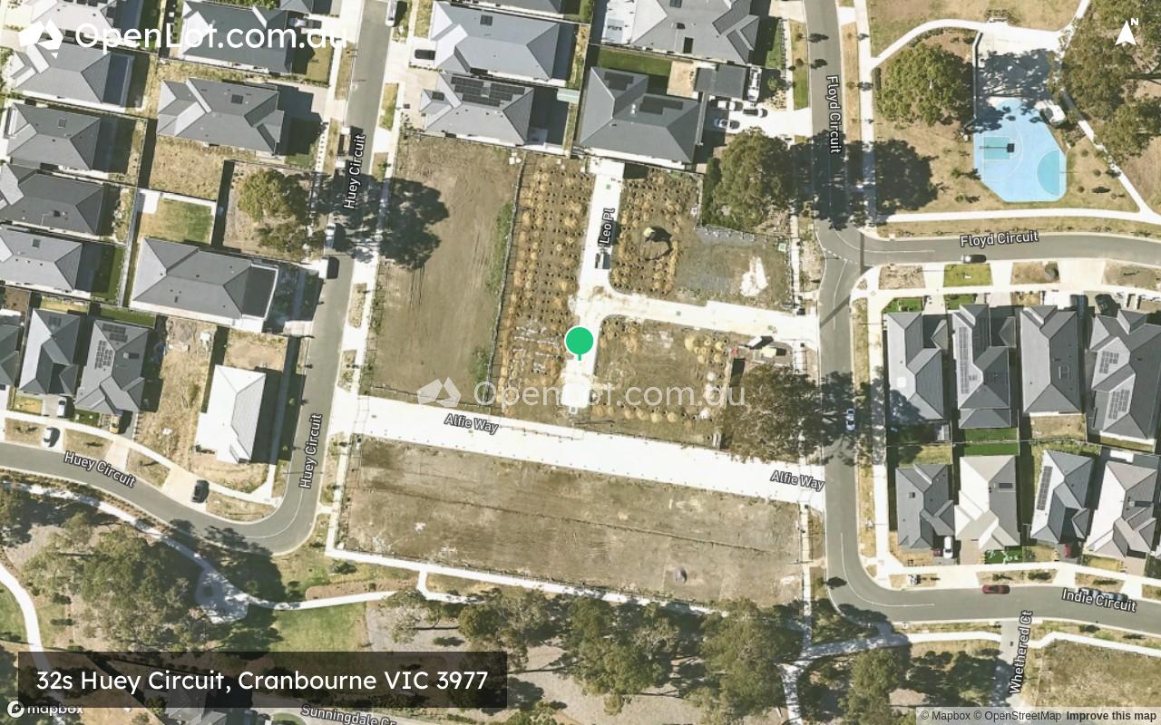 Satellite image for 32s Huey Circuit, Cranbourne VIC 3977