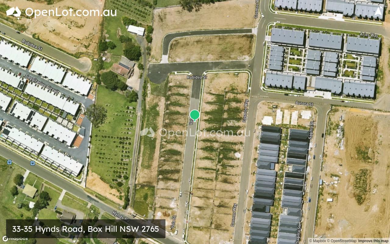 Satellite image for 33-35 Hynds Road, Box Hill NSW 2765