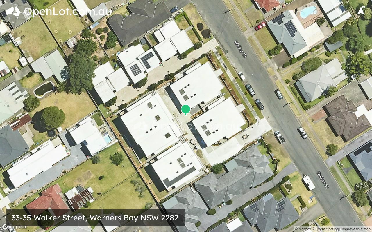 Satellite image for 33-35 Walker Street, Warners Bay NSW 2282