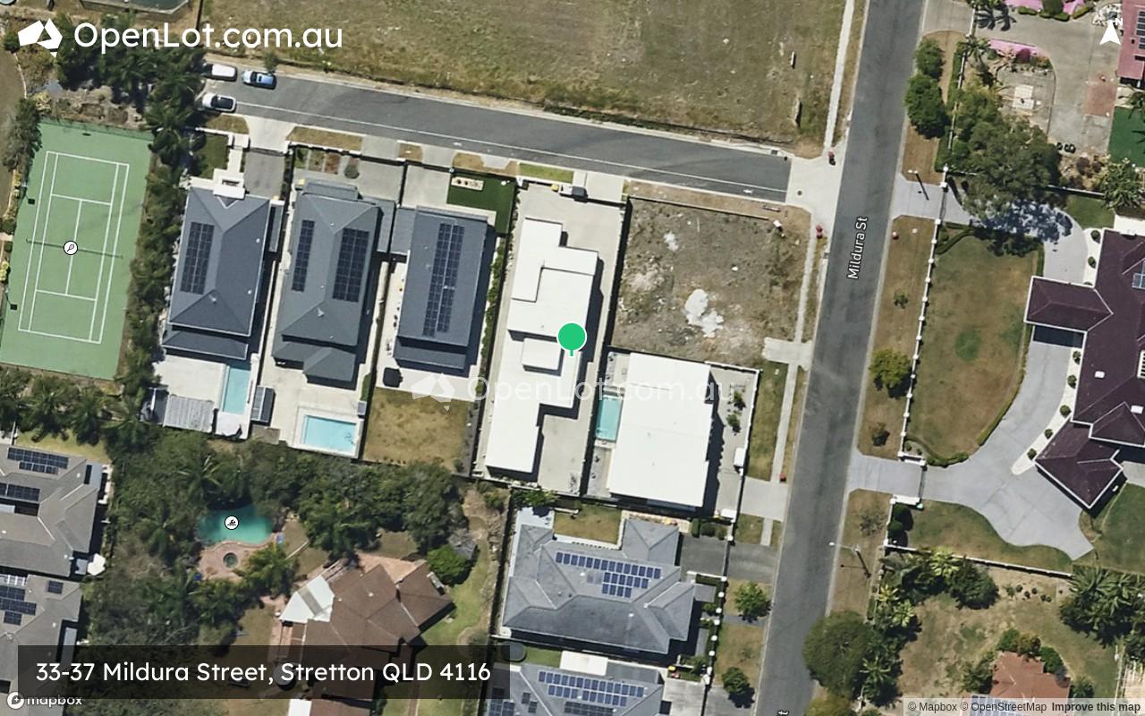 Satellite image for 33-37 Mildura Street, Stretton QLD 4116