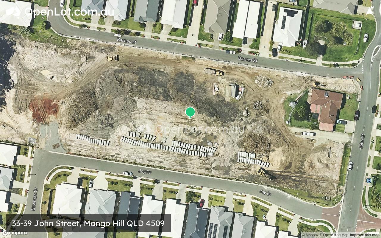 Satellite image for 33-39 John Street, Mango Hill QLD 4509