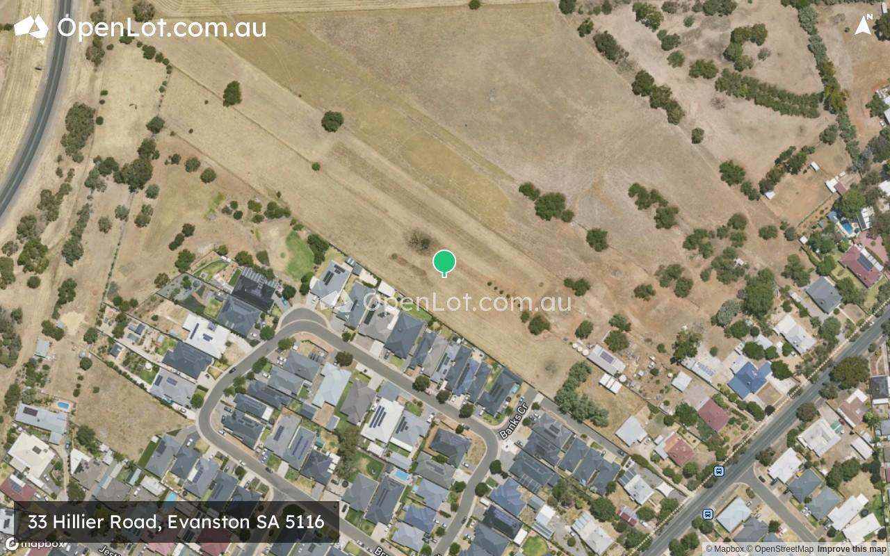 Satellite image for 33 Hillier Road, Evanston SA 5116