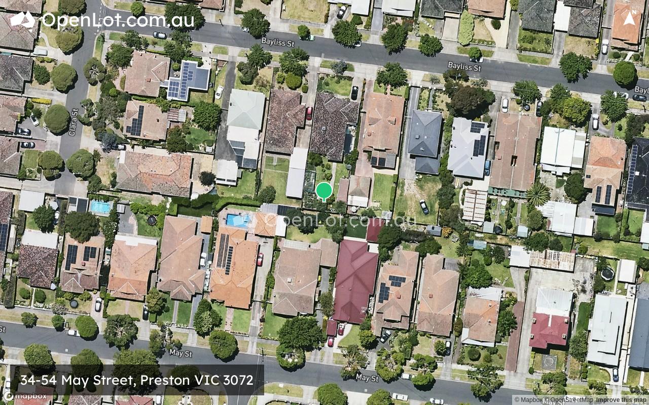 Satellite image for 34-54 May Street, Preston VIC 3072