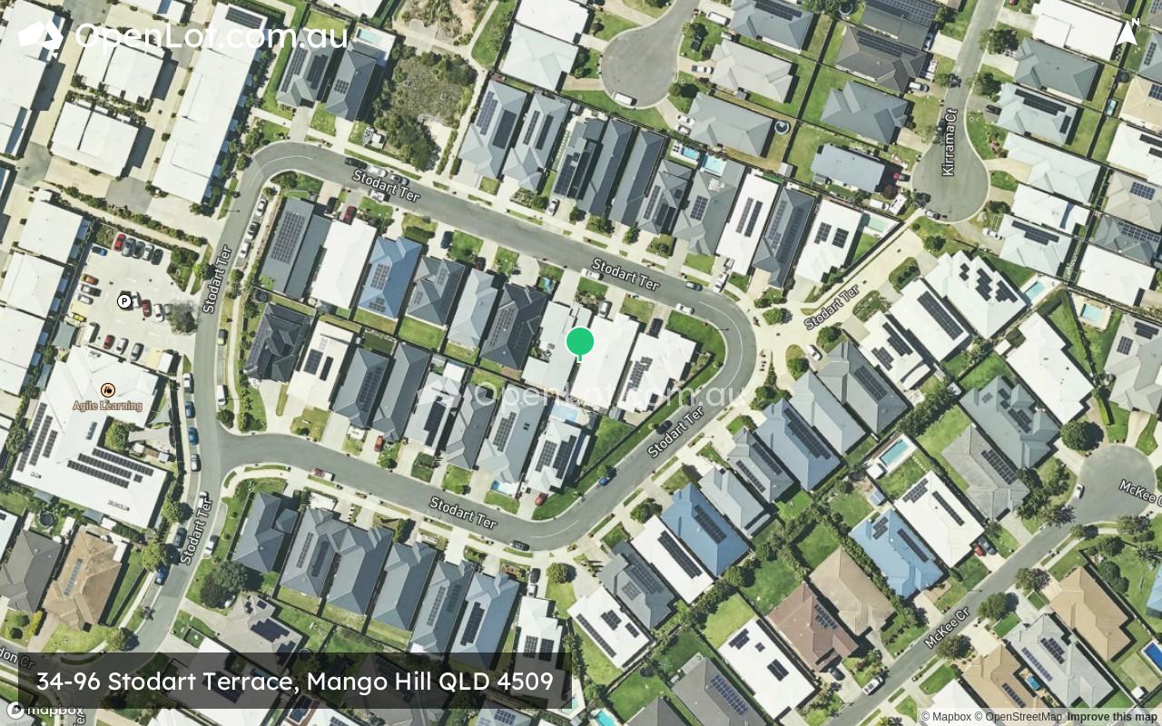 Satellite image for 34-96 Stodart Terrace, Mango Hill QLD 4509