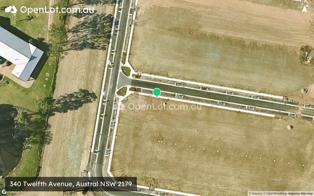 Satellite image for 340 Twelfth Avenue, Austral NSW 2179