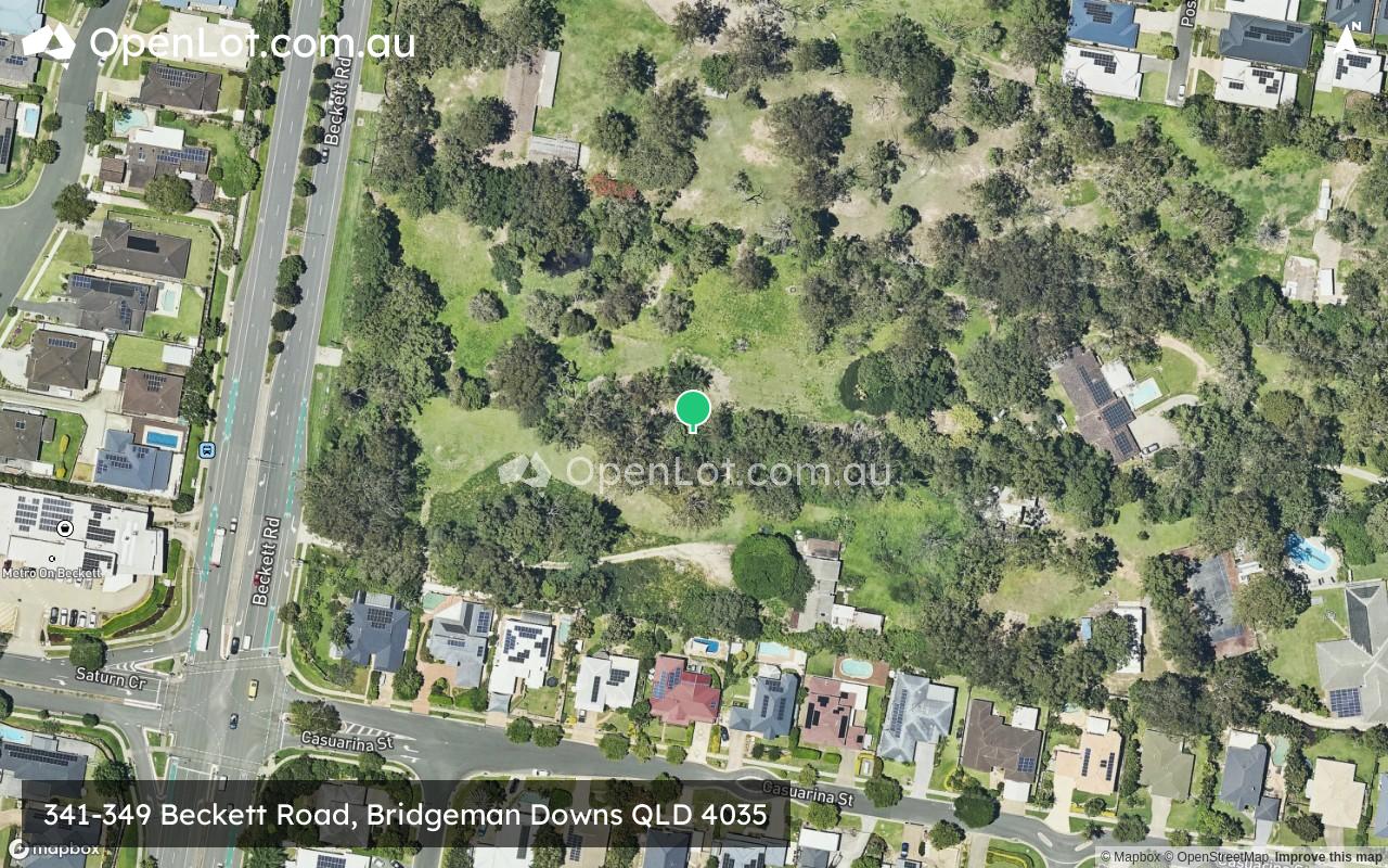 Satellite image for 341-349 Beckett Road, Bridgeman Downs QLD 4035