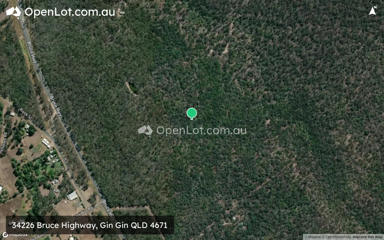 Satellite image for 34226 Bruce Highway, Gin Gin QLD 4671