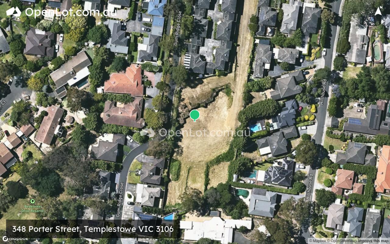 Satellite image for 348 Porter Street, Templestowe VIC 3106