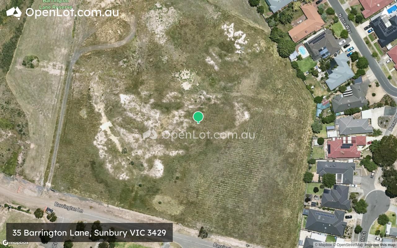 Satellite image for 35 Barrington Lane, Sunbury VIC 3429
