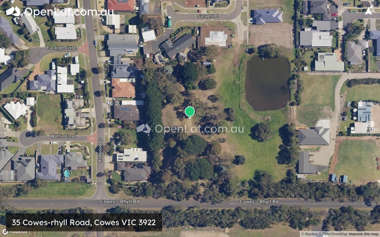 Satellite image for 35 Cowes-rhyll Road, Cowes VIC 3922
