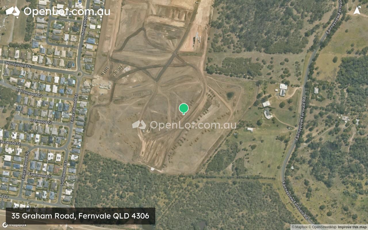 Satellite image for 35 Graham Road, Fernvale QLD 4306