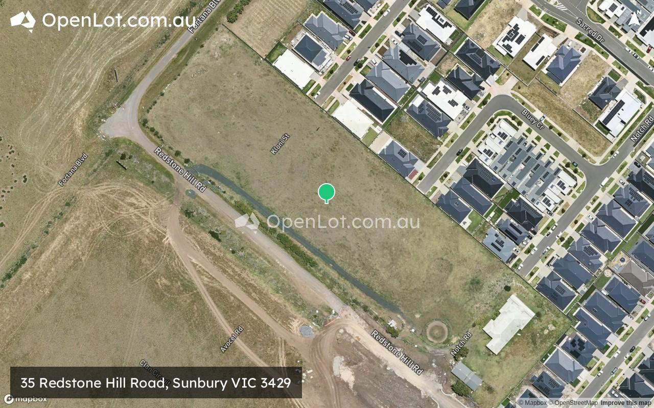 Satellite image for 35 Redstone Hill Road, Sunbury VIC 3429
