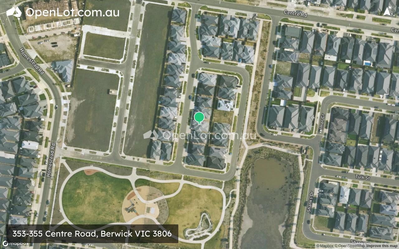 Satellite image for 353-355 Centre Road, Berwick VIC 3806