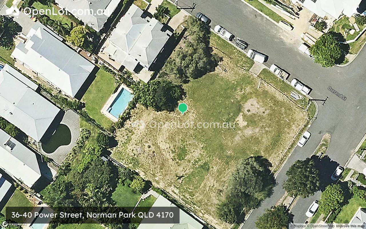 Satellite image for 36-40 Power Street, Norman Park QLD 4170