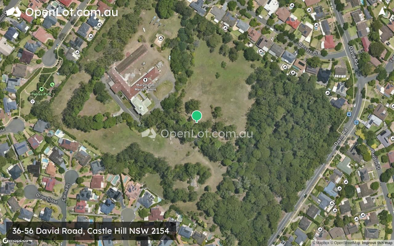 Satellite image for 36-56 David Road, Castle Hill NSW 2154