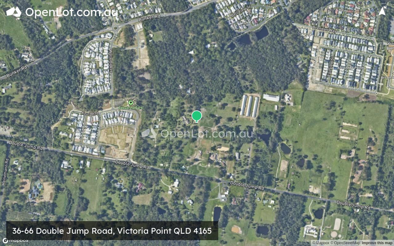 Satellite image for 36-66 Double Jump Road, Victoria Point QLD 4165